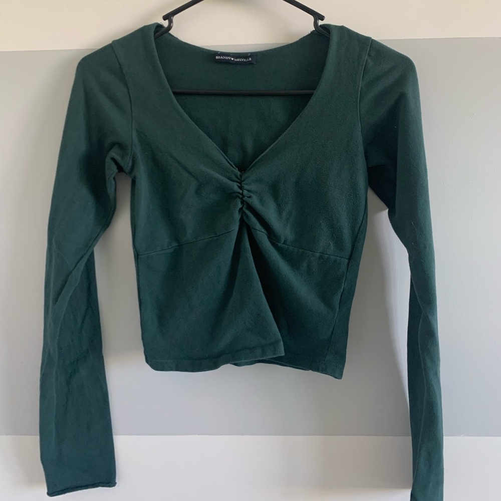 brandy melville long sleeve gina top